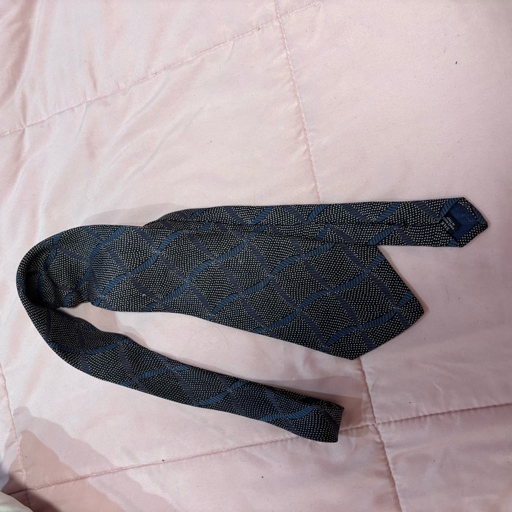 Lamberti Classic Men's Navy Patterned Tie